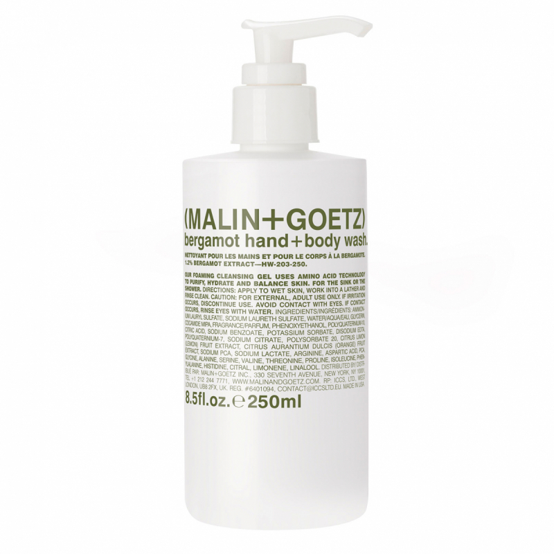 Malin+Goetz Bergamot Hand + Body Wash (250ml)