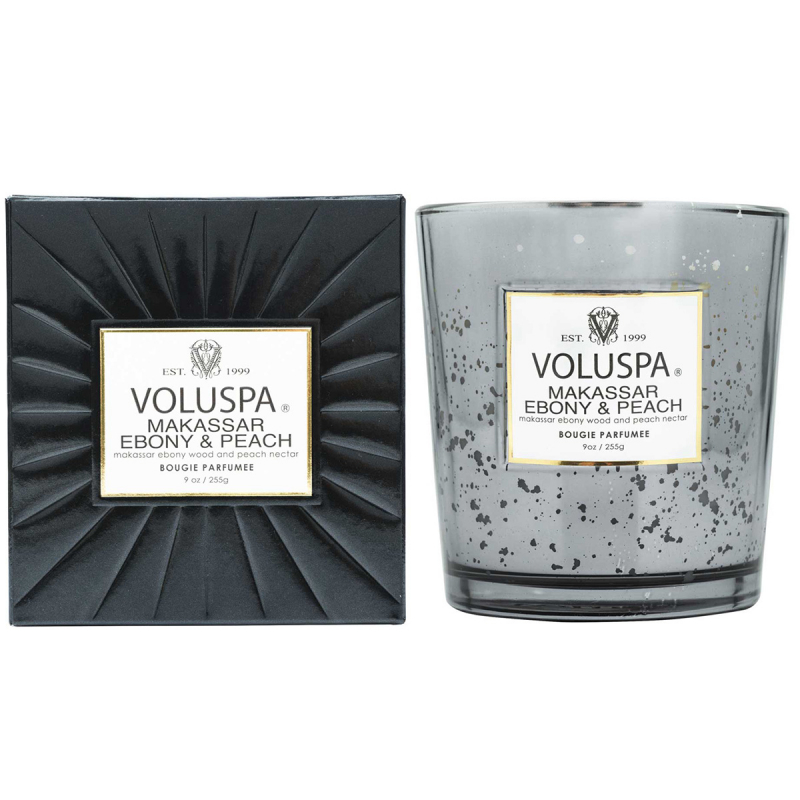 Voluspa Boxed Candle Makassar Ebony And Peach (255 g)