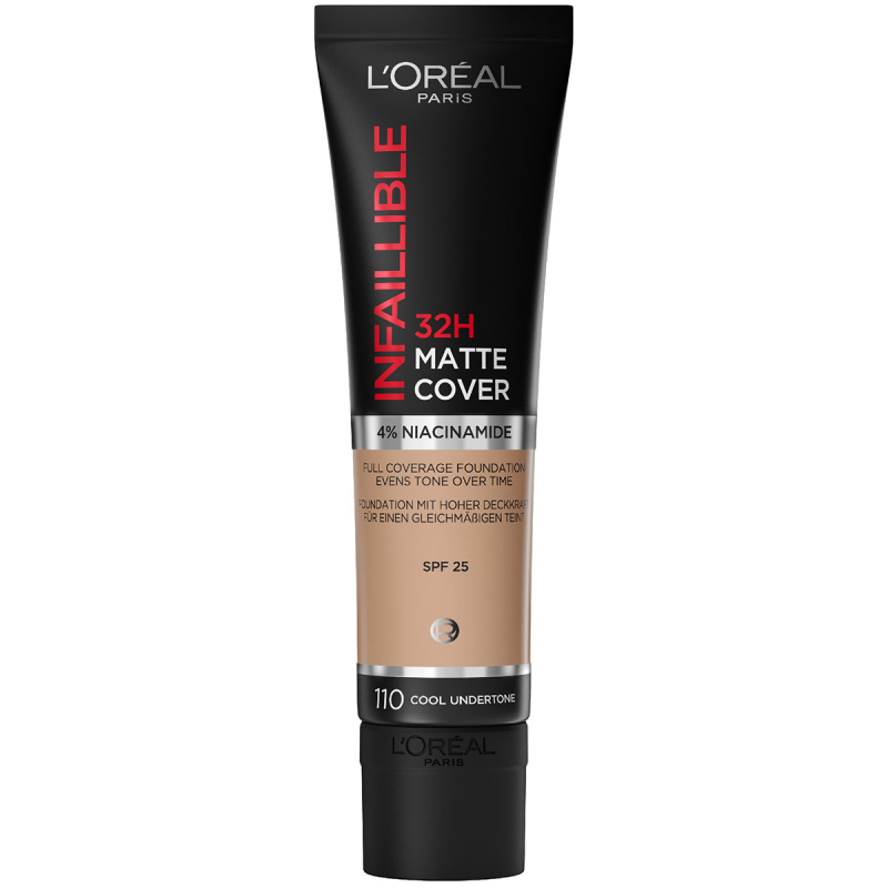 L'Oréal Paris Infaillible 32H Matte Cover Cool Undertone 110 (30 ml)