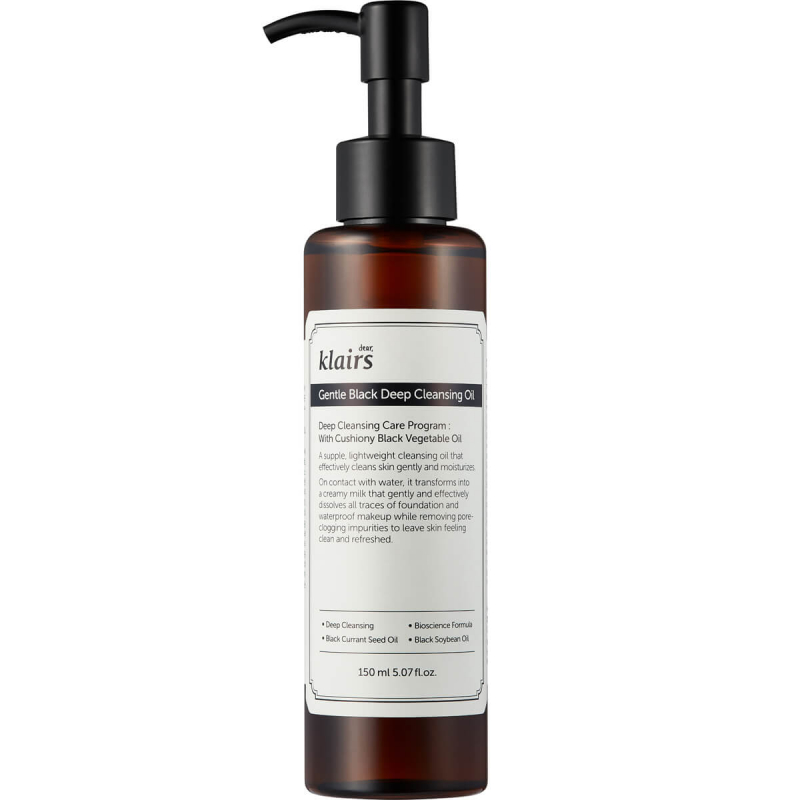 Klairs Gentle Black Deep Cleansing Oil (150ml)