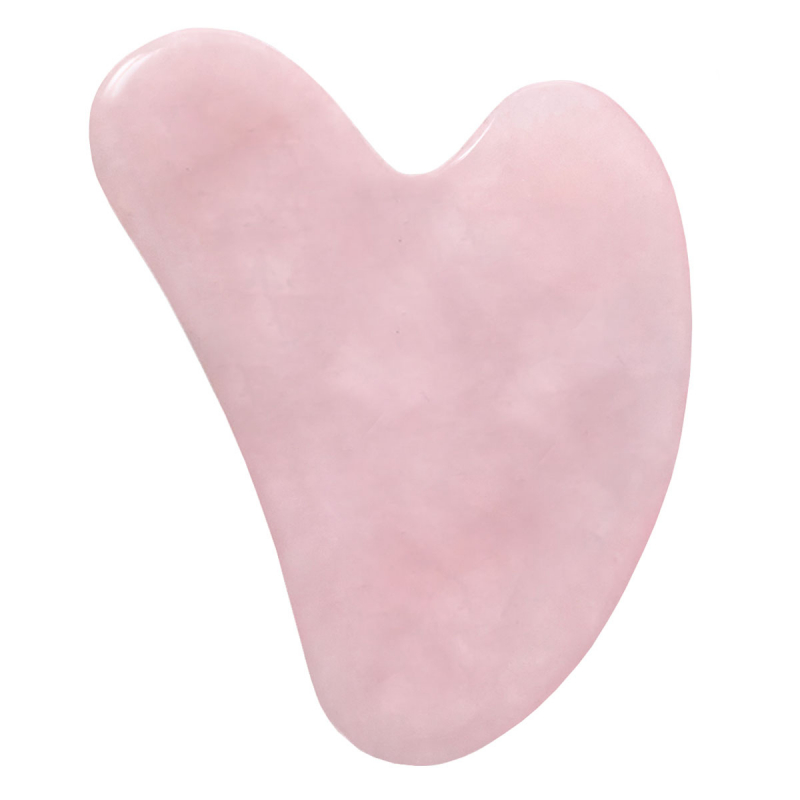 Rose Quartz Gua Sha Facial Massage Stone