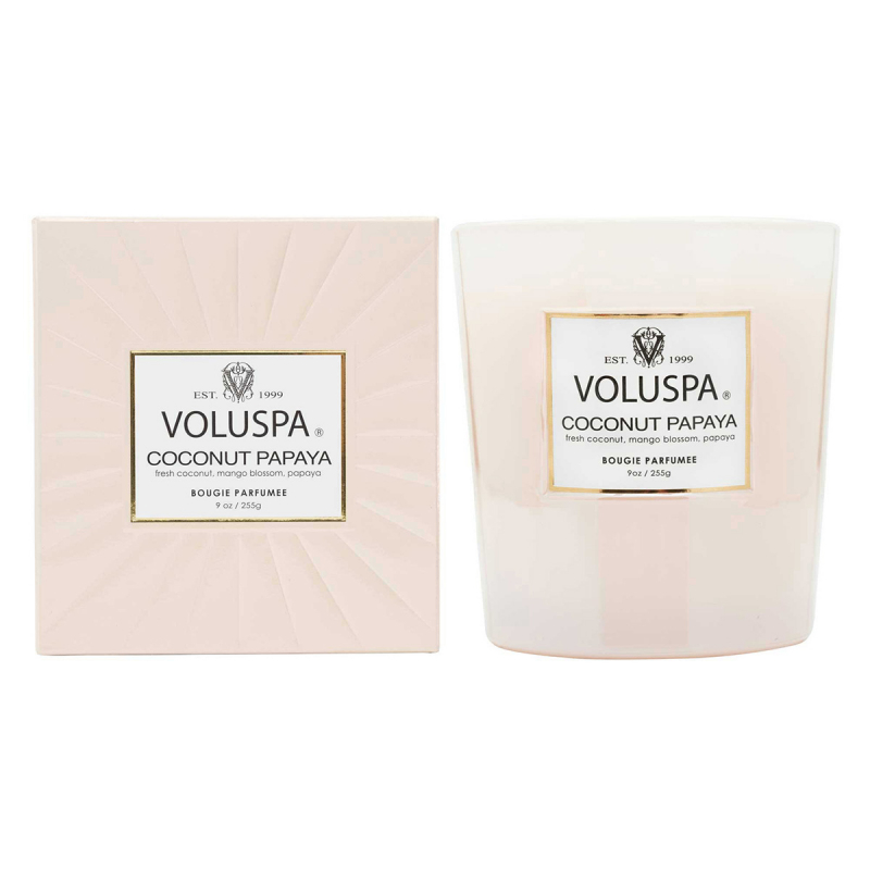 Voluspa Boxed Candle Coconut Papaya (255 g)