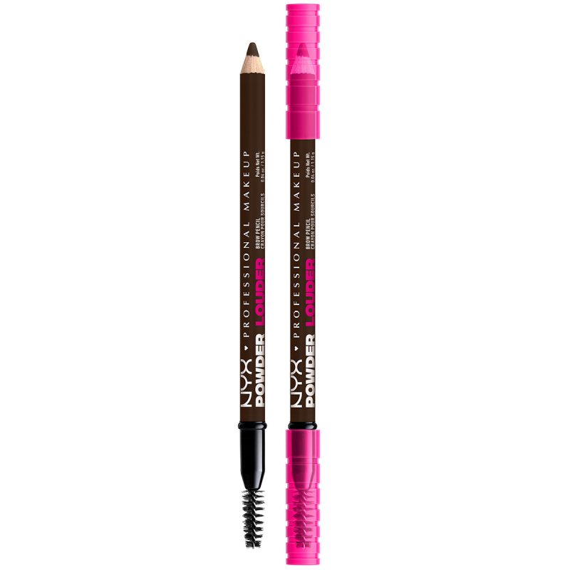 NYX Professional Makeup Powder Louder Brow Pen 08 Deep Brown