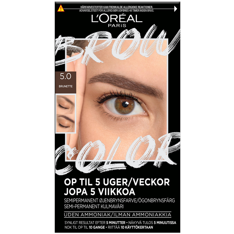 L'Oréal Paris Brow Color Kit Brunette 5.0