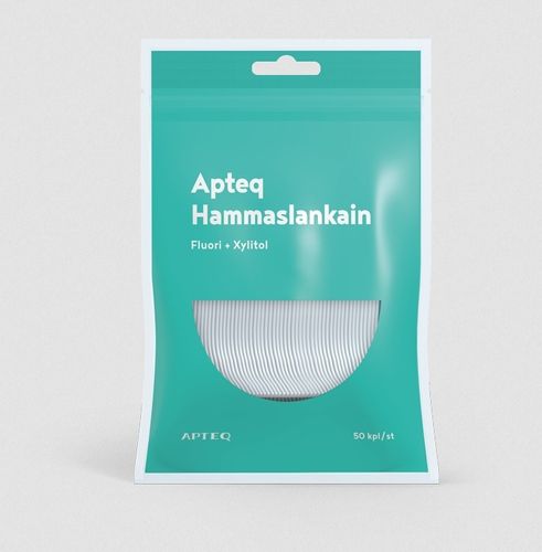 Apteq Hammaslankain fluori + xylitol 50 kpl