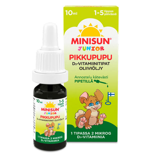 Minisun D-tipat Oliiviöljy 10 ml