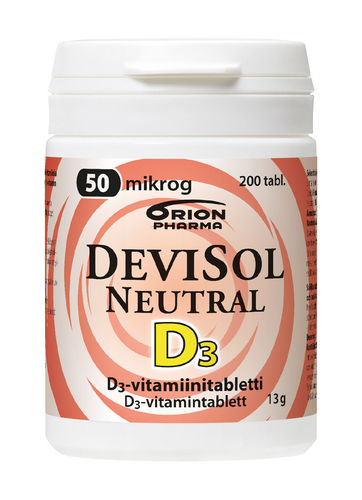 DeviSol Neutral 50 mikrog 200 tablettia *