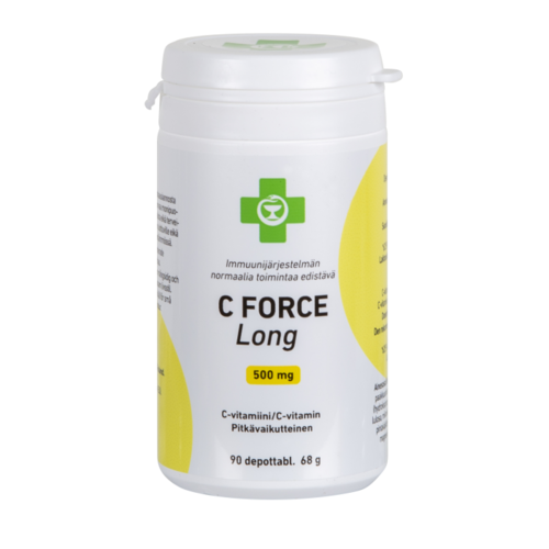 Apteekki C Force Long 500 mg 90 depottablettia