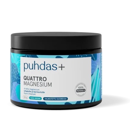 Puhdas+ Quattro Magnesium jauhe 150 g