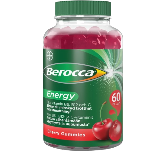 Berocca Energy gummies kirsikka 60 kpl