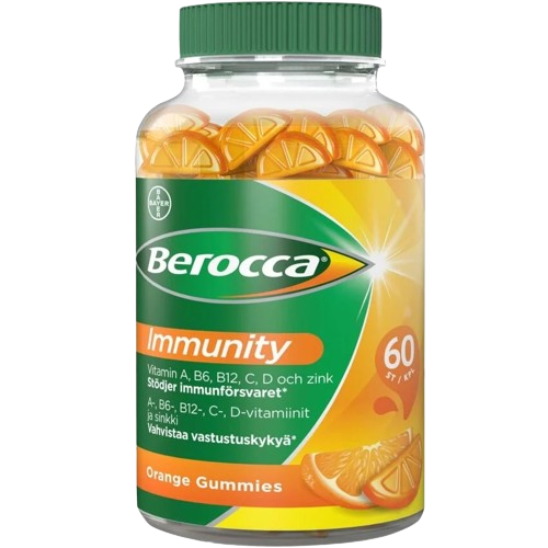 Berocca Immunity gummies appelsiini 60 kpl