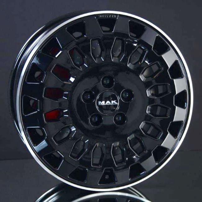 MAK OVERLAND DARK BLACK/POLISHED LIP 7X17