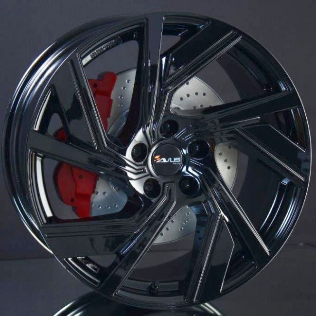 AVUS AC-521 GLOSS BLACK 8X18