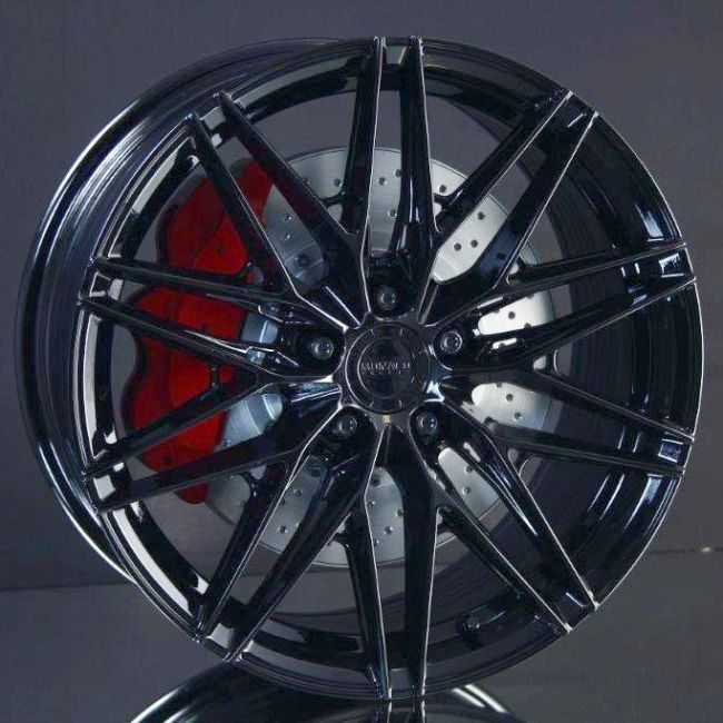 MONACO WHEELS FF4 GLOSS BLACK 8X18