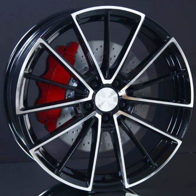 MONACO WHEELS FF1 BLACK POLISHED 8X19