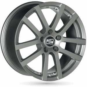 MSW 22 Grey Silver 6.5x16 4/100 ET37 B63.3