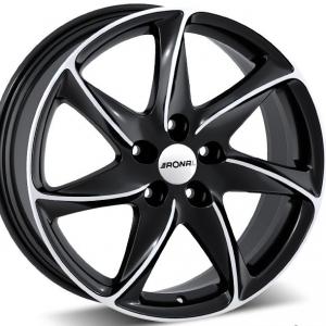 RONAL R51 Black Polished 7x16 5/112 ET45 B76