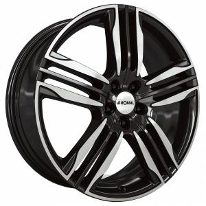 RONAL R58 Black Polished 10x22 5/120 ET45 B72.6