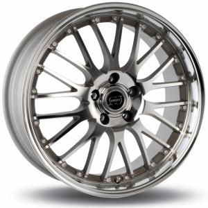 INFINY Phoenix Silver Polished Lip 9.5x19 5/112 ET45 B67.1