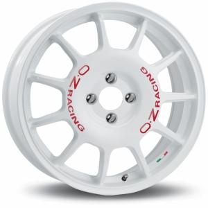 OZ Leggenda White Red Lettering 7x17 4/108 ET42 B75