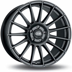 OZ Superturismo Dakar Matt Gun Metal Silver Lettering 8.5x20 5/112 ET20 B66.5