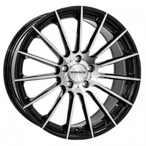 Monaco Formula Gloss Black Polished 7.5x17 5/112 ET45 B66.5