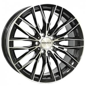 Monaco GP2 Gloss Black Polished 8.5x19 5/108 ET45 B63.4