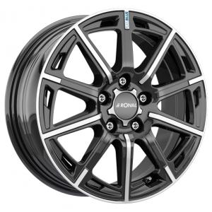 RONAL R60 Black Polished 6.5x16 5/112 ET45 B57.1