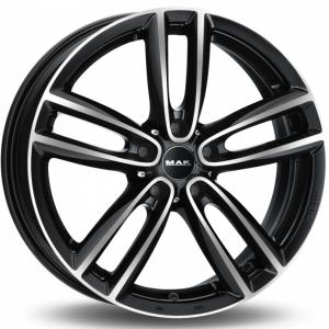 MAK Oxford Black Machined Face 7.5x18 5/112 ET51 B66.6