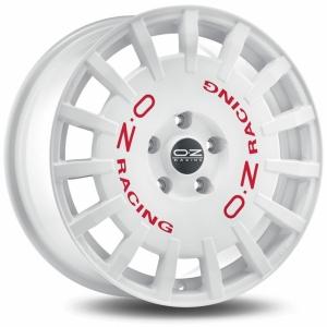 OZ Rally Racing White Red Lettering 7x17 4/98 ET35 B58.1