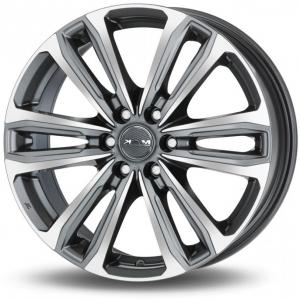 MAK Safari6 Gunmetal Machined Face 7.5x17 6/114.3 ET45 B66.1