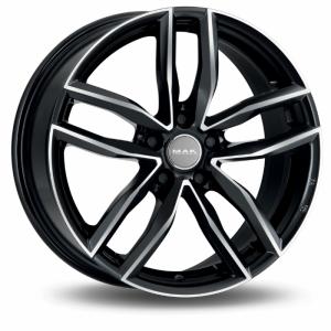 MAK Sarthe Black Machined Face 8x18 5/112 ET42 B66.5