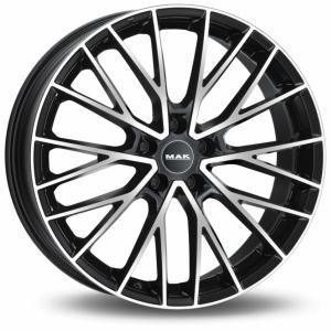 MAK Speciale-D Black Machined Face 10x21 5/112 ET42 B66.6