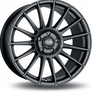 OZ Superturismo Dakar Matt Black Silver Lettering 8.5x20 5/108 ET40 B75