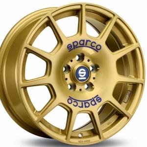 Sparco Terra Race Gold Blue Lettering 7.5x17 5/100 ET48 B63.3