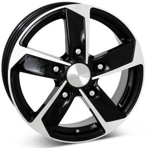 Image Strong Gloss Black Polished 6.5x16 5/160 ET60 B65.1