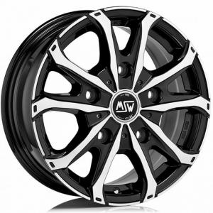 MSW 48 Van Black Polished 6.5x16 5/118 ET55 B71.1