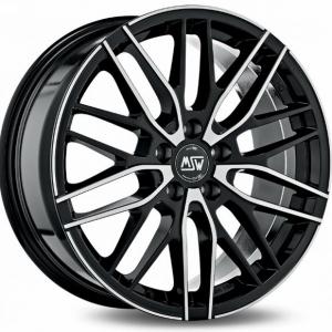 MSW 72 Black Machined Face 8x18 5/114.3 ET34 B73.1