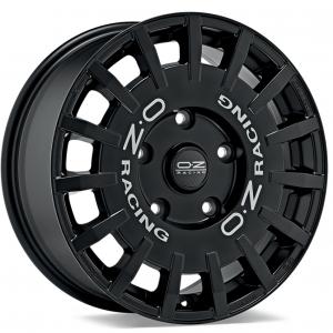 OZ Rally Racing Van Matt Black Silver Lettering 8x18 5/120 ET45 B65.1