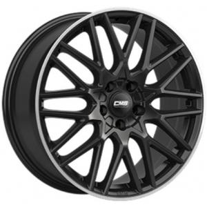 CMS C25 Gloss Black Polished Lip 7x17 4/100 ET45 B67.1