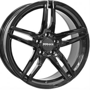 Monaco GP1 Gloss Black 7.5x17 5/112 ET45 B66.5