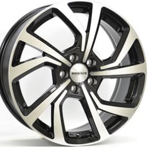 Monaco Pace Gloss Black Polished 7.5x18 5/108 ET45 B63.4