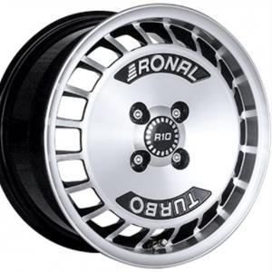 RONAL R10 Turbo Gloss Black Polished 7x15 4/100 ET28 B68