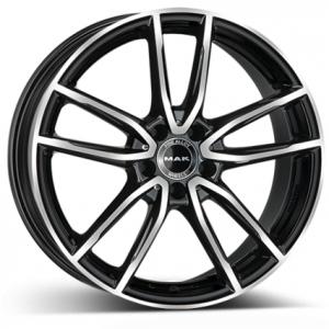 MAK Evo Black Polished 10x21 5/112 ET22 B66.6