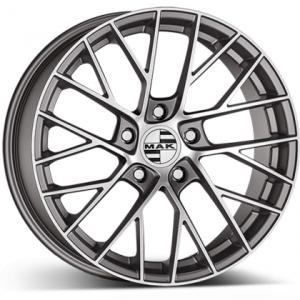 MAK Monaco Gunmetal Machined Face 10.5x20 5/130 ET47 B71.6