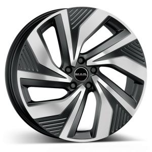 MAK Electra Black Polished 7.5x19 5/112 ET50 B57.1