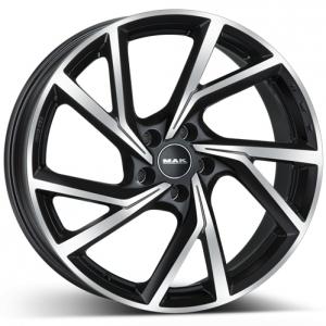 MAK Kassel Black Polished 7.5x18 5/98 ET43 B58.1