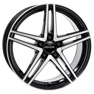 Image Star FF Gloss Black Polished 7.5x17 5/112 ET40 B66.5