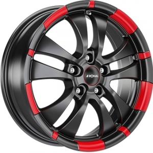 RONAL R59 Dull Black Red 7.5x17 5/114 ET40 B82