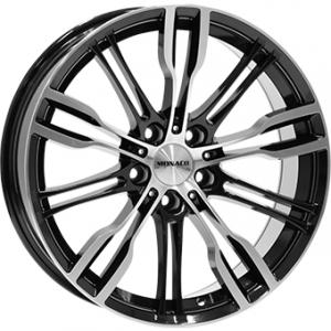 Monaco GP8 Gloss Black Polished 8x19 5/112 ET27 B66.6